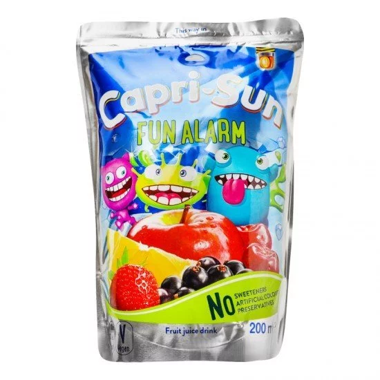 Capri sun fun alarm gyümölcslé 200ml