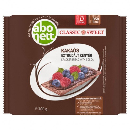 Abonett extrudált kenyér kakaós 100g