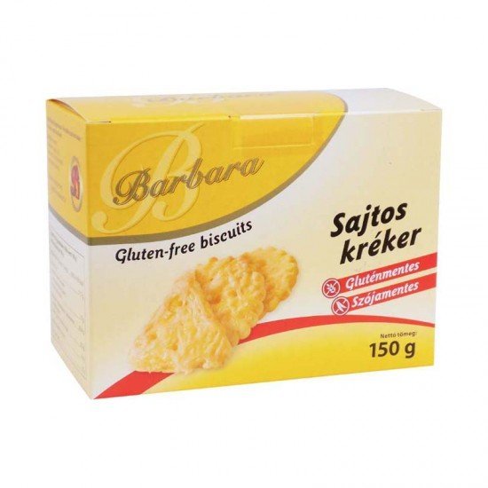 Barbara gluténmentes kréker sajtos 150g