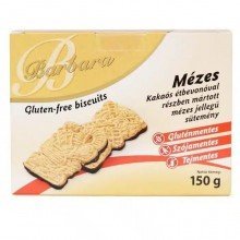 Barbara gluténmentes mézes sütemény étcsokis 150g