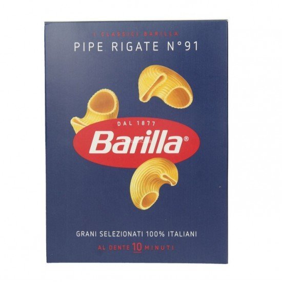 Barilla tészta pipe rigate n.91 500g