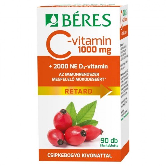 Béres c 1000mg+d 2000ne vitamin 10db