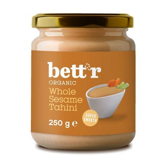 Bettr bio vegán tahini szezámkrém pörkölt szezámmagból 250g