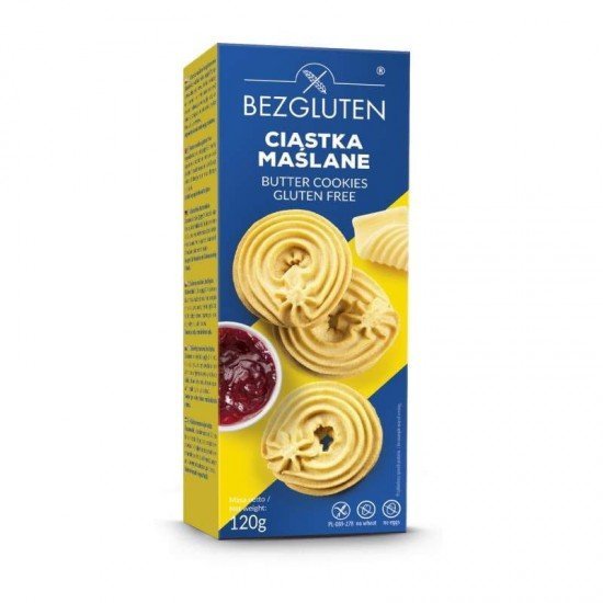 Bezgluten gluténmentes vajas keksz 120g