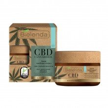 Bielenda CBD Cannabidiol Hidratáló és nyugtató arckrém száraz és érzékeny bőrre nappali/éjszakai 50ml