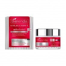 Bielenda Collagen Youth Stimulator Tápláló és javító ránctalanító arckrém 80+ nappali/éjszakai 50ml