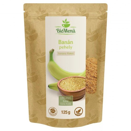 BioMenü BIO BANÁN pehely 125g