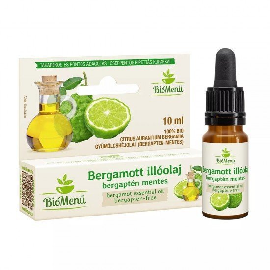 BioMenü BIO BERGAMOTT bergaptén-mentes illóolaj 10ml