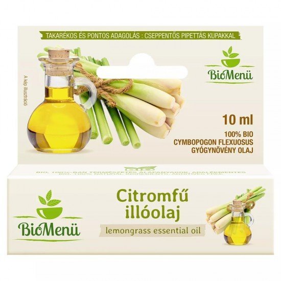 BioMenü BIO CITROMFŰ illóolaj 10ml