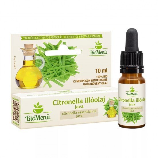 BioMenü BIO CITRONELLA Java illóolaj 10ml