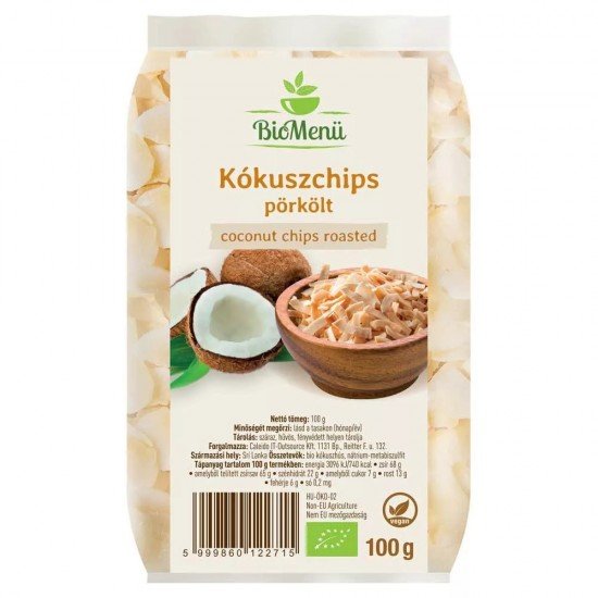 BioMenü BIO KÓKUSZCHIPS pörkölt 100g