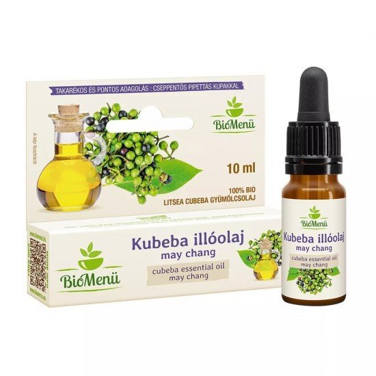 BioMenü BIO KUBEBA (May Chang) illóolaj 10ml