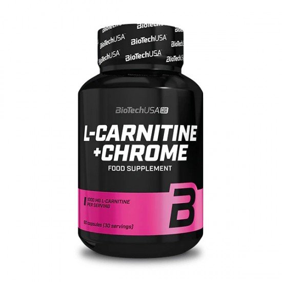 Biotech l-carnitine-chrome kapszula 60db