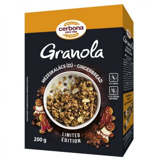 Cerbona granola mézeskalács 200g