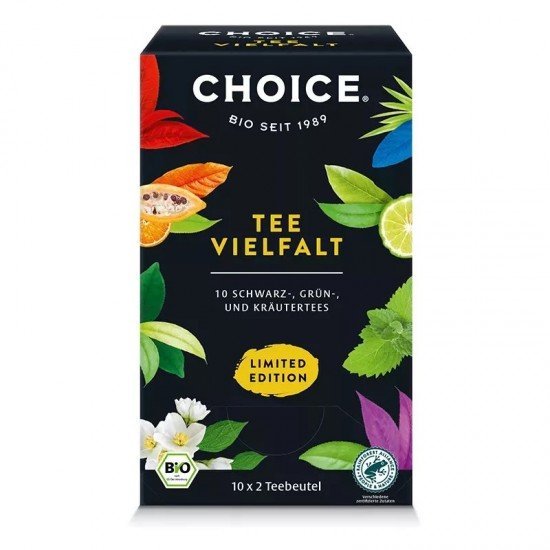 Choice bio tea válogatás 38g