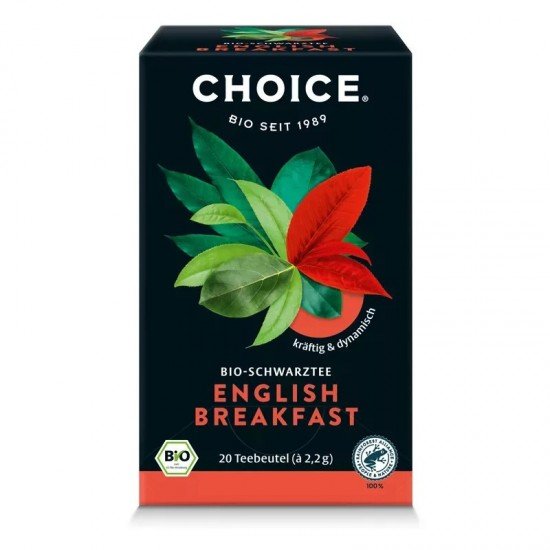 Choice tea english breakfast 20filter