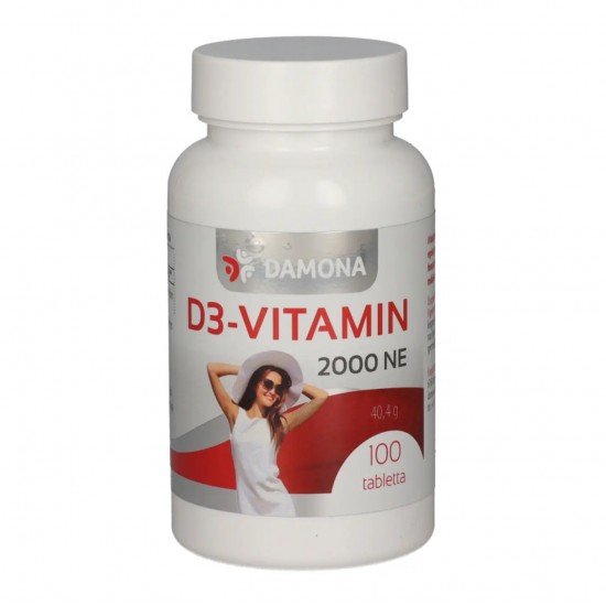 Damona d3-vitamin 2000ne tabletta 100db