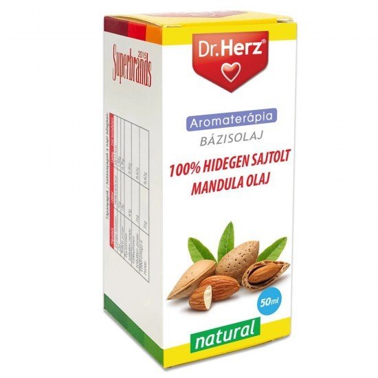 Dr.herz mandulaolaj 100% hidegen sajtolt 50ml