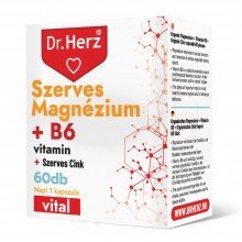 Dr.herz szerves magnézium+b6+szerves cink kapszula 60db