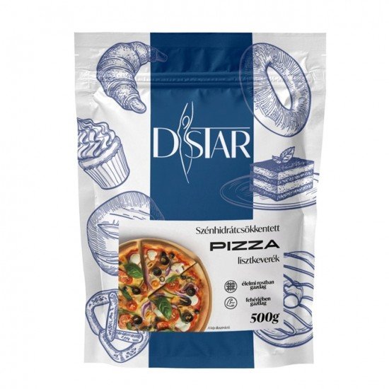 Dstar szénhidrátcsökkentett pizza lisztkeverék 500g