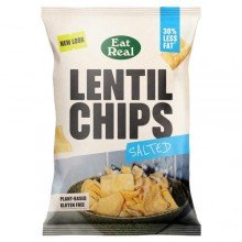 Eat real lencse chips sós 95g