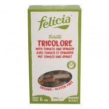 Felicia Bio rizs fusilli trikolor gluténmentes tészta 250g