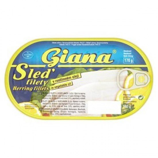 Giana heringfilé olajban 170g