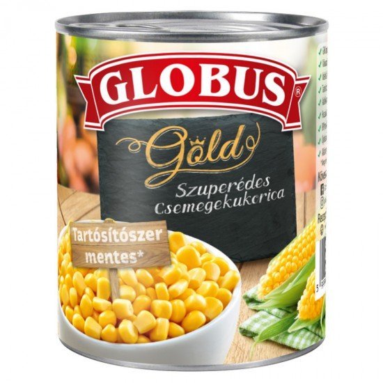 Globus xxl szuperédes csemegekukorica 680g