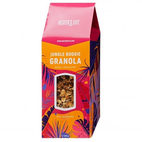 Hester s Granola Jungle Boogie áfonyás-málnás 300g