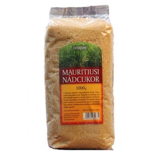 Interherb Mauritiusi nádcukor 1000g