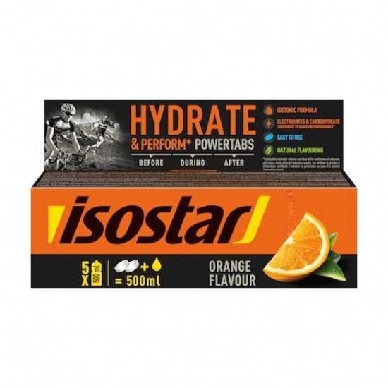 Isostar izotóniás pezsgőtabletta narancs 120g