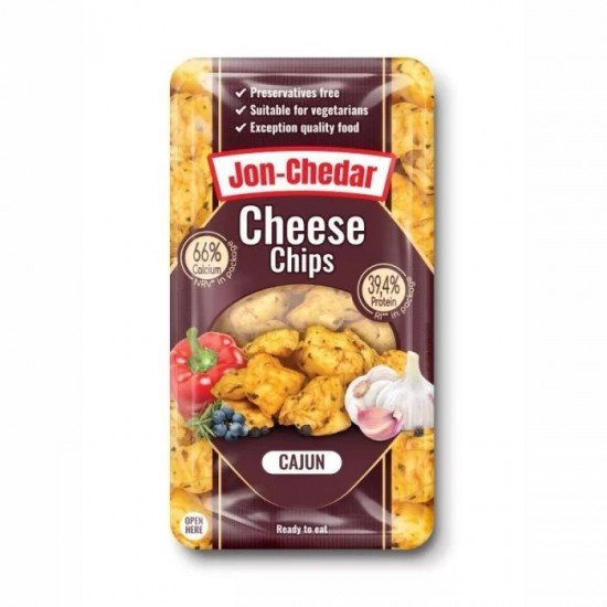 Jon chedar sajt chips cajun 80g