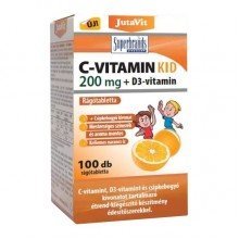 Jutavit c-vitamin kid 200 mg+d3 kapszula 100db