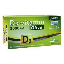 Jutavit d3-vitamin 3000 NE olíva 40db