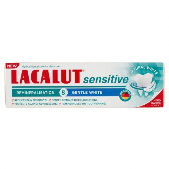 Lacalut fogkrém sensitive rem and white 75ml