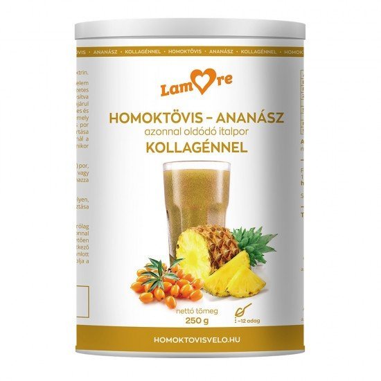 Lamore homoktövis-ananász-kollagénnel italpor 250g