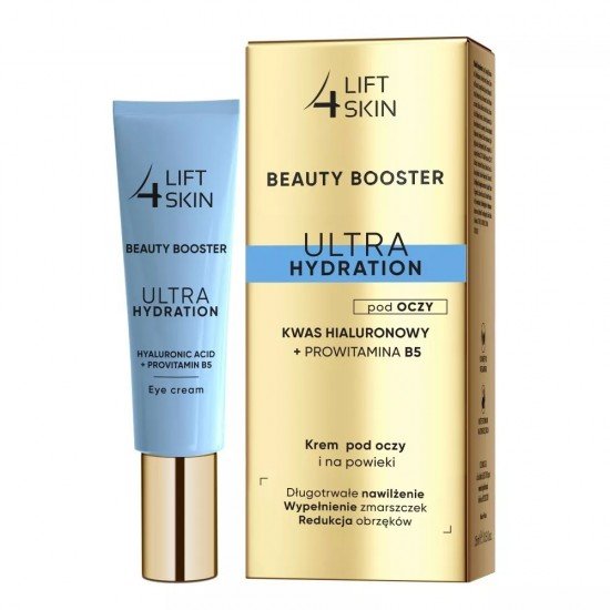 Lift 4 Skin Beauty Booster Ultra Hydration szemkörnyékápoló krém - hialuronsav + B5-vitamin, 15 ml