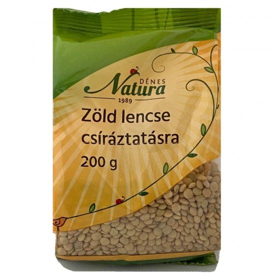 Natura csíráztatásra zöld lencse 200g