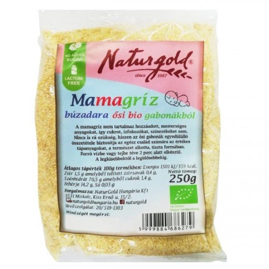 Naturgold bio mamagríz búzadara ősi gabonákból 250g