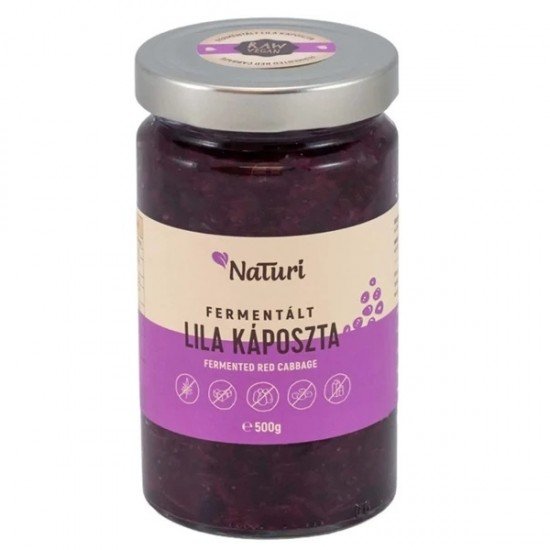 Naturi fermentált lila káposzta 500g