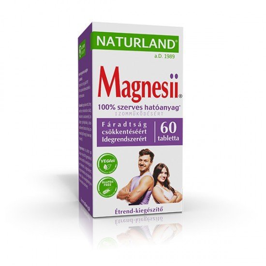 Naturland Magnesii magnézium tabletta 60db