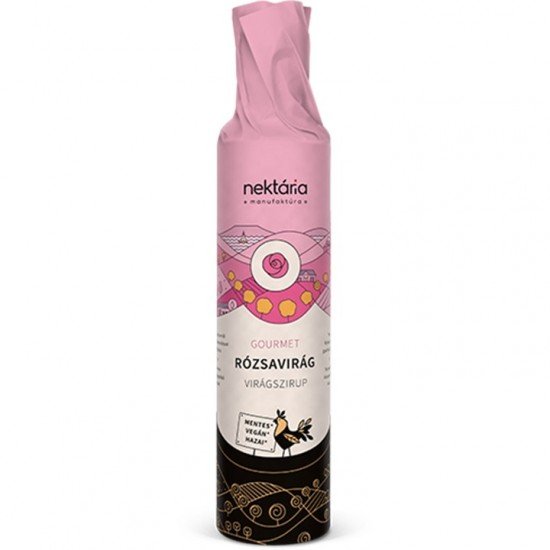 Nektária rózsavirág gourmet cukormentes szirup 500ml