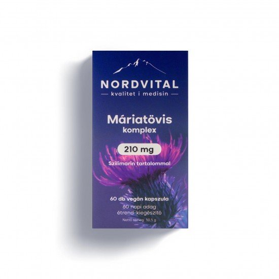 Nordvital máriatövis komplex 210mg kapszula 60db