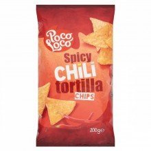 Poco loco tortilla chips chilis 200g