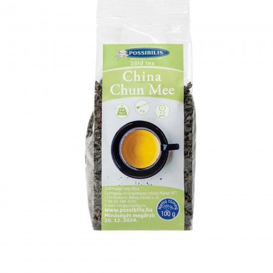 Possibilis zöld tea china chun mee 100g 