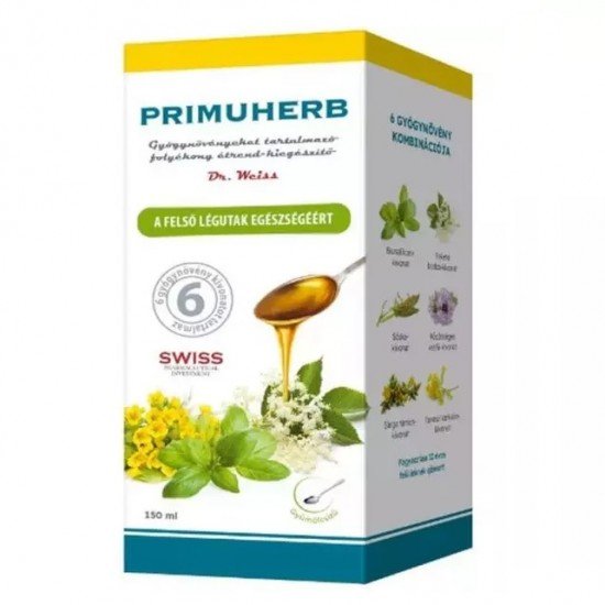 Primuherb étrendkiegészítő szirup 150ml