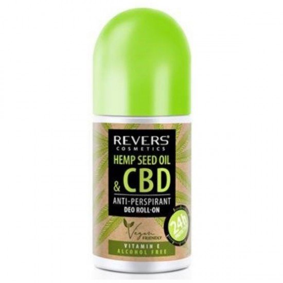 Revers cbd kendermag olajos izzadásgátló roll-on dezodor alkoholmentes 50ml