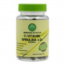 Sensitive nutrition c-vitamin spirulina d3 60db