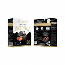 Sodelishus szénhidrátcsökkentett csokis muffin mix 550g