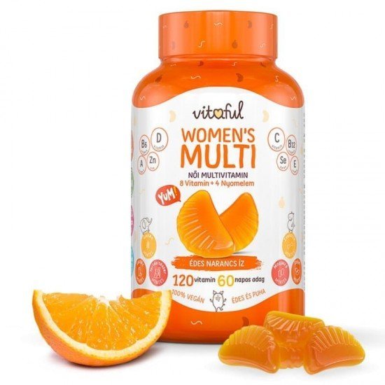 Vitaful vegán gumivitamin női multivitaminm 120db